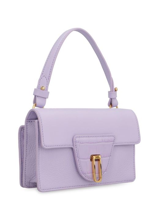 Coccinelle Purple Nico Leather Handbag