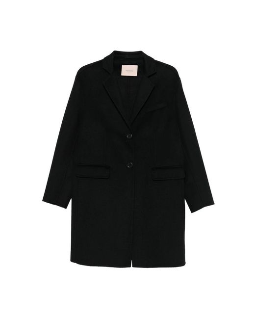 Twinset Black Coats