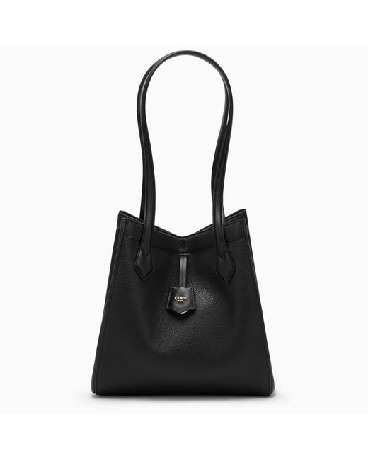 Fendi Black Origami Medium Convertible Bag