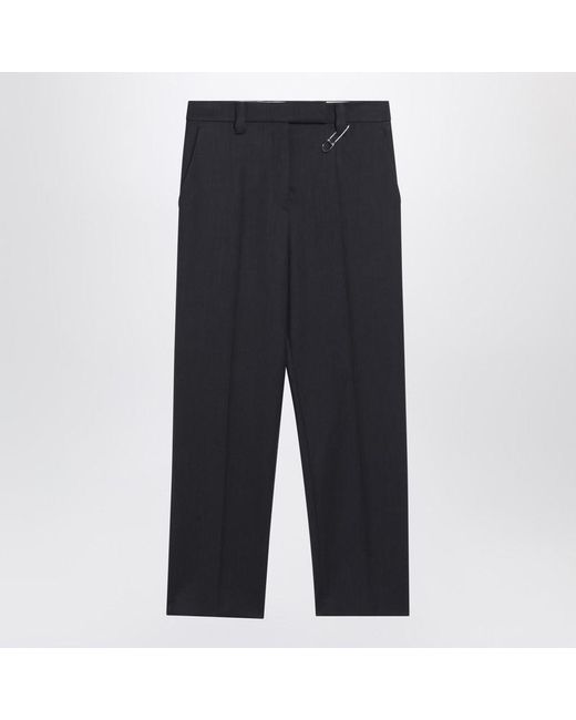 Prada Blue Anthracite Trousers
