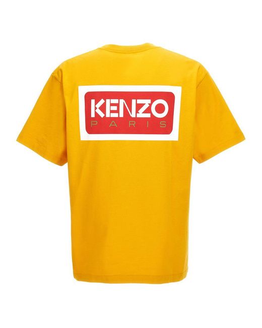 KENZO Yellow Paris T-shirt for men