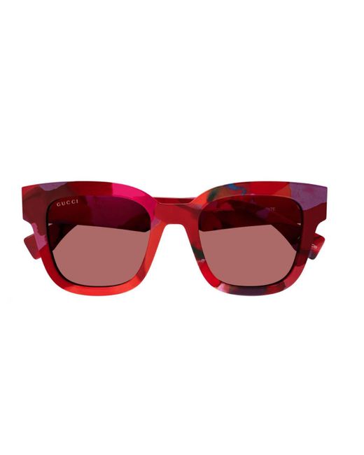 Gucci Red Sunglasses