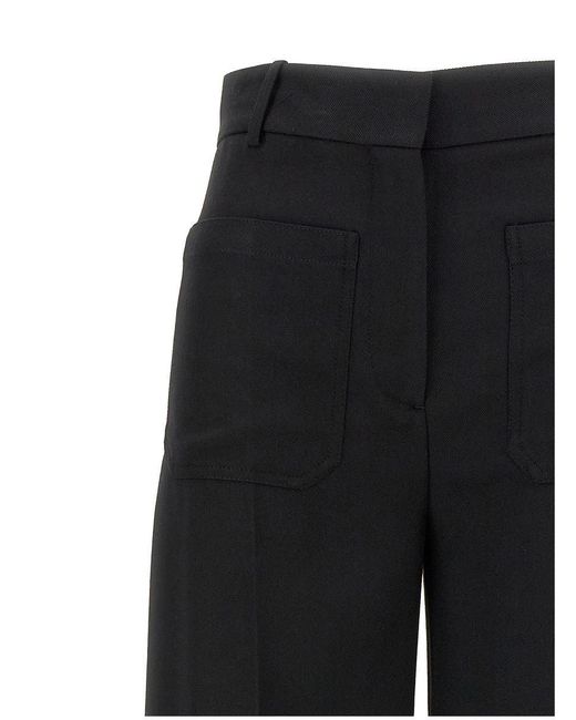 Victoria Beckham Black Alina Trousers