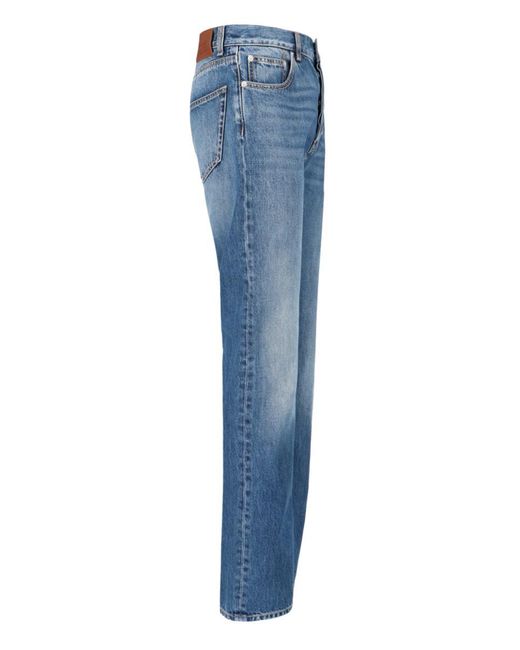 Alexander McQueen Blue Straight Jeans for men