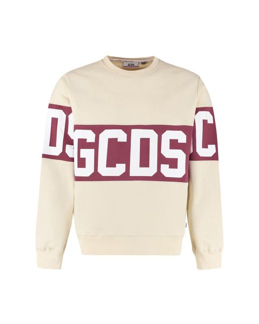 Gcds Multicolor Logo Detail Cotton Sweatshirt for men