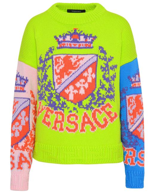 versace green sweater