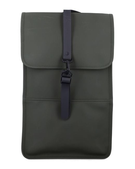Rains Gray Waterproof Backpack With Laptop Pocket