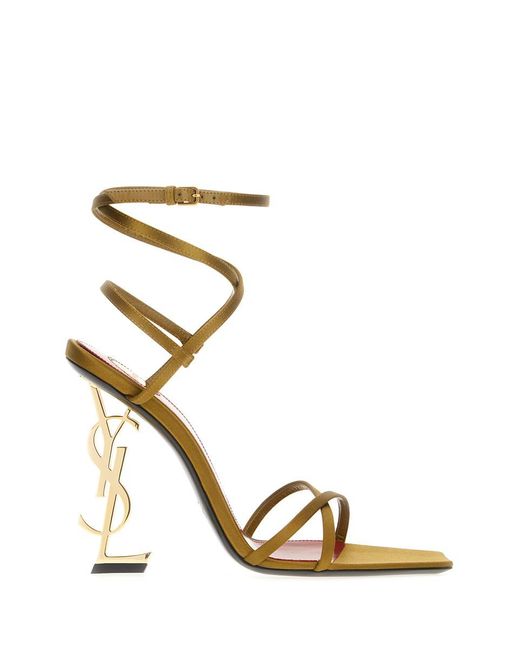 Saint Laurent Metallic Sandals