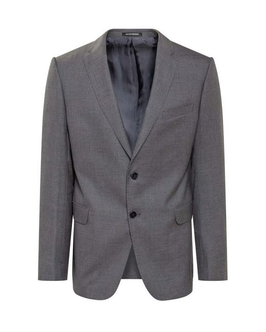 Emporio Armani Gray Two Piece Suit for men