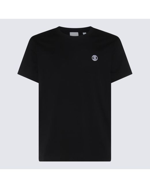 Burberry Black Cotton T-Shirt for men