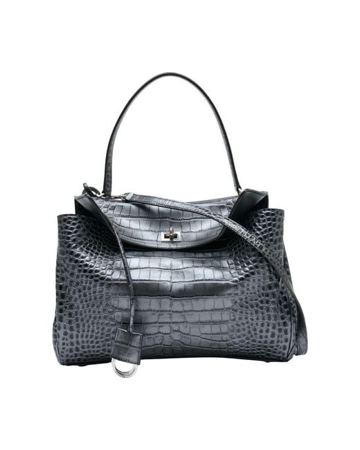 Balenciaga Black Rodeo Top Handle Bag M