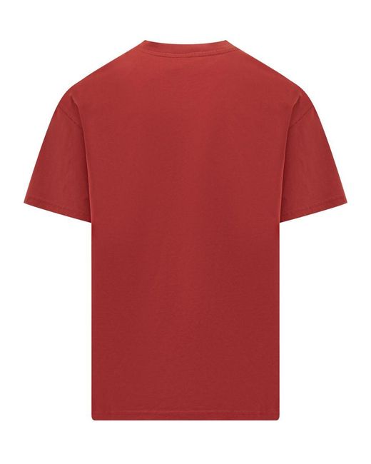 Givenchy Red Vintage Graphics T-Shirt for men