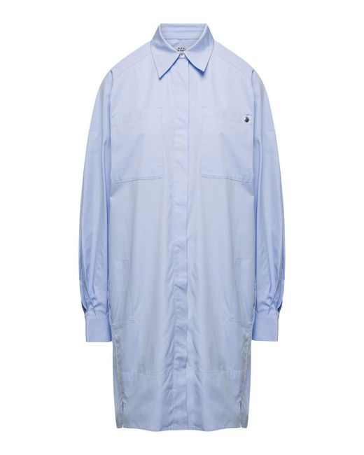 A.P.C. Blue Light Maxi Shirt