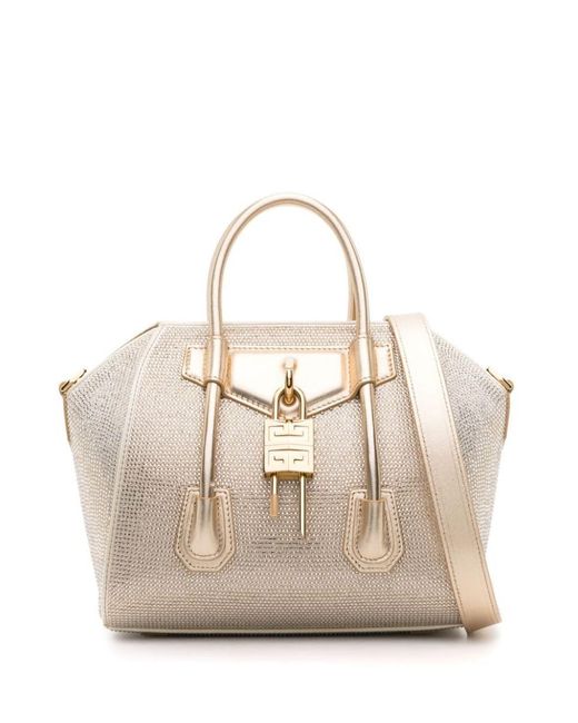 Givenchy Natural Antigona Lock Mini Handbag