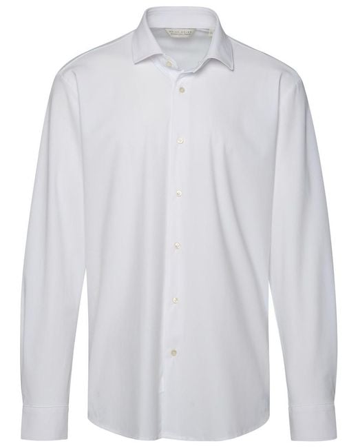 Brian Dales White Recycled Nylon Blend Shirt for men
