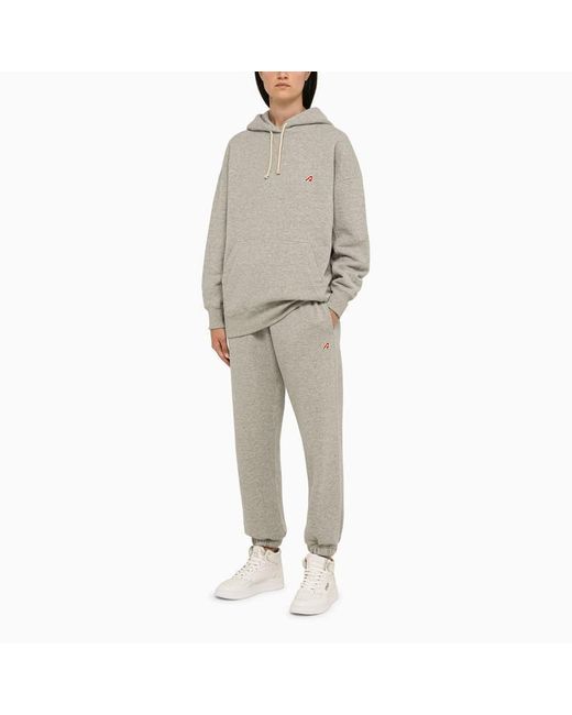 Autry Gray Hoodie With Patch