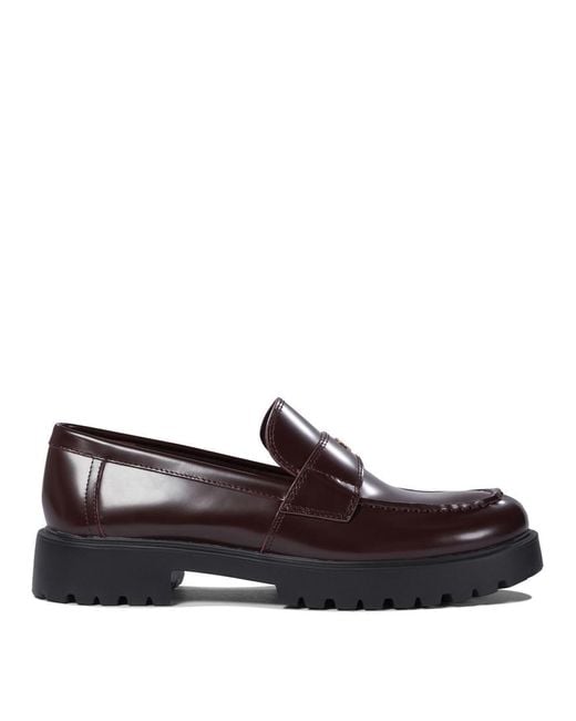 Tory Burch Brown Chic Leather Loafers & Slippers For