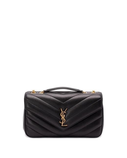Saint Laurent Black Loulou Medium