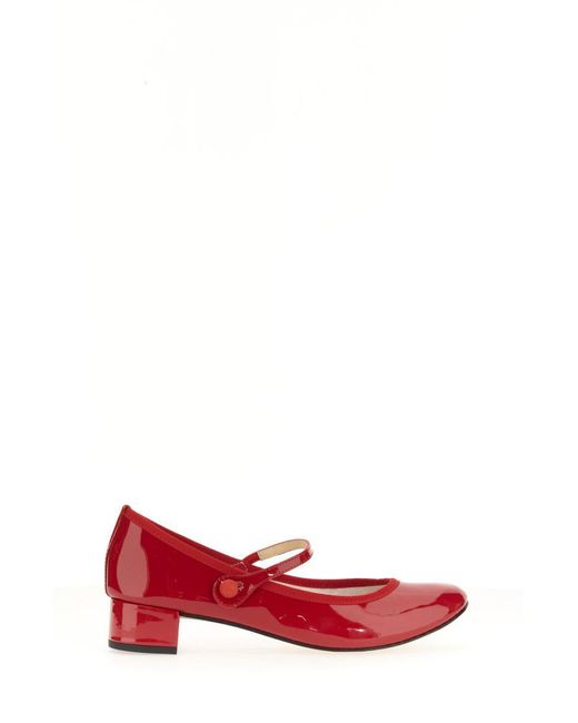 Repetto Red Pump Mary Jane Rose
