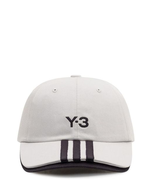 Y-3 White Y-3 Cap for men