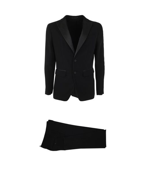 DSquared² Black Miami Pantsuit for men