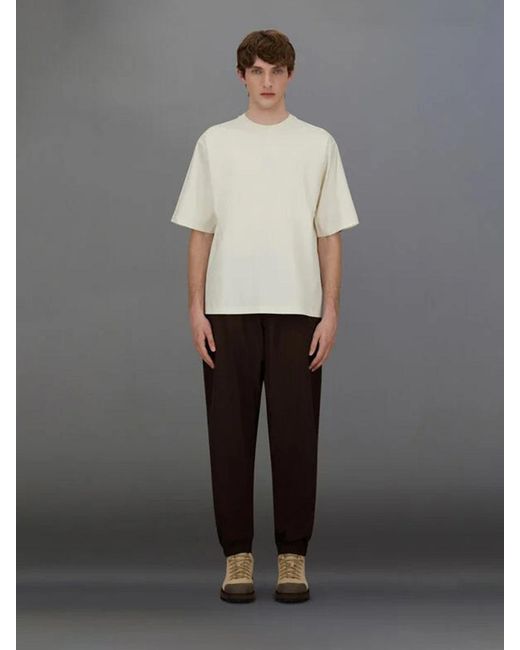Laminar White Plain T-Shirt for men