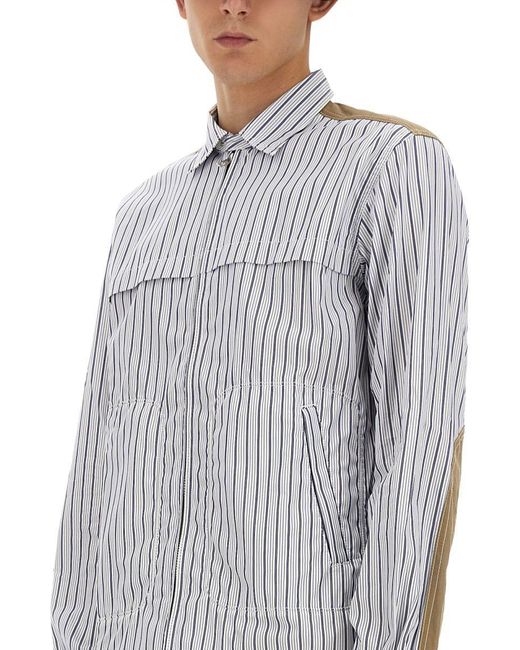 Junya Watanabe Gray Zippered Shirt for men