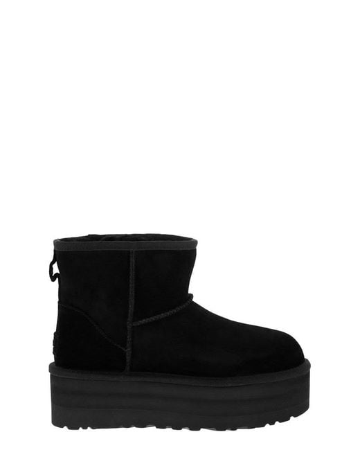 Ugg Black Classic Mini Platform Boots