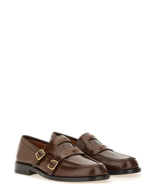 Marni Brown Bambi 3.0" Moccasin