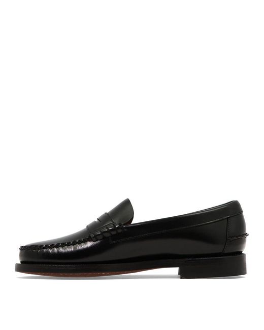 Sebago Black Moccasters for men