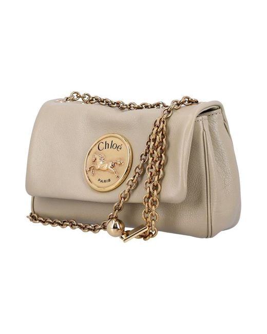 Chloé Natural Small Heritage Shoulder Bag