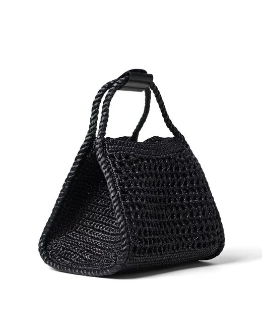 Max Mara Black Woven Bag
