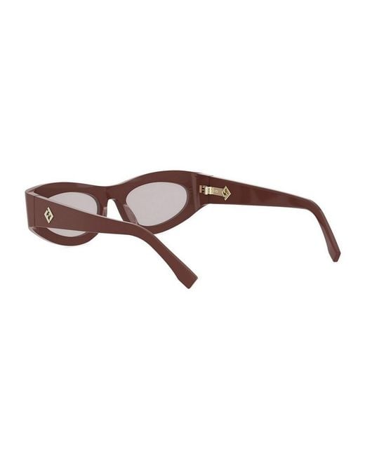 Fendi Brown Ff Diamonds Sunglasses