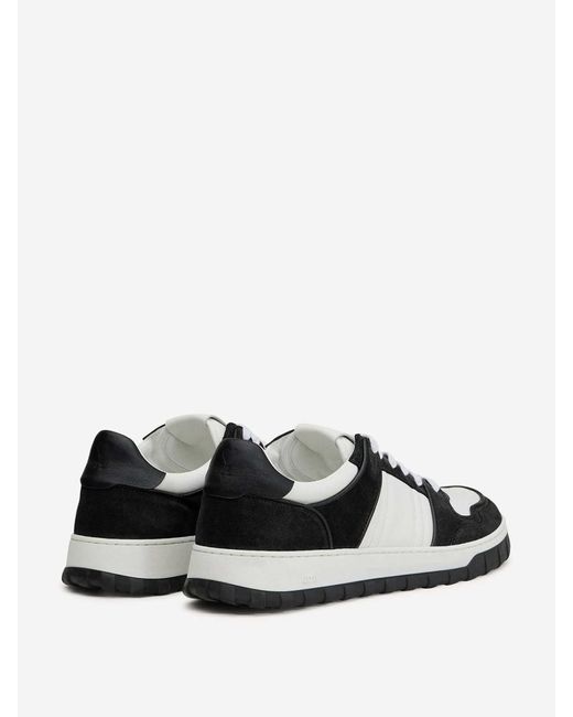 AMI Multicolor Smooth Leather Sneakers for men