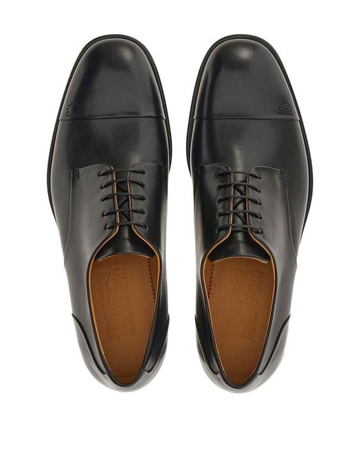 Ferragamo Gavino Shoes in Black for Men Lyst Canada