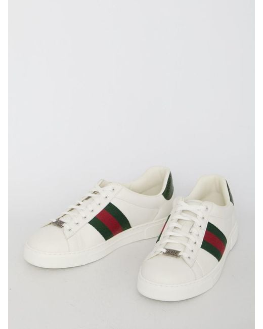 Gucci White Ace Sneakers for men