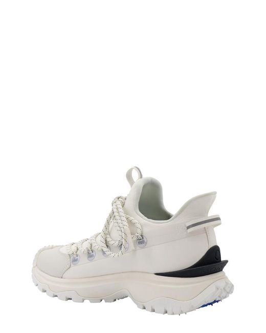 Moncler White Trailgrip Lite Low-Top Sneakers