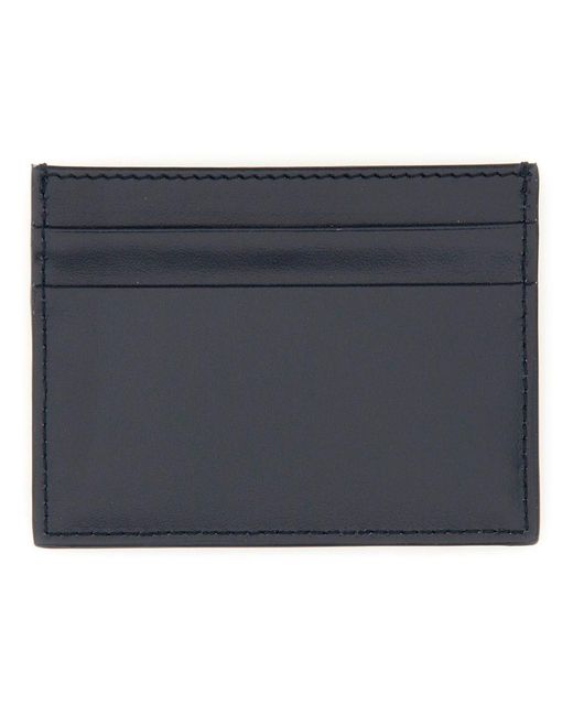 Dolce & Gabbana Blue Leather Card Holder for men