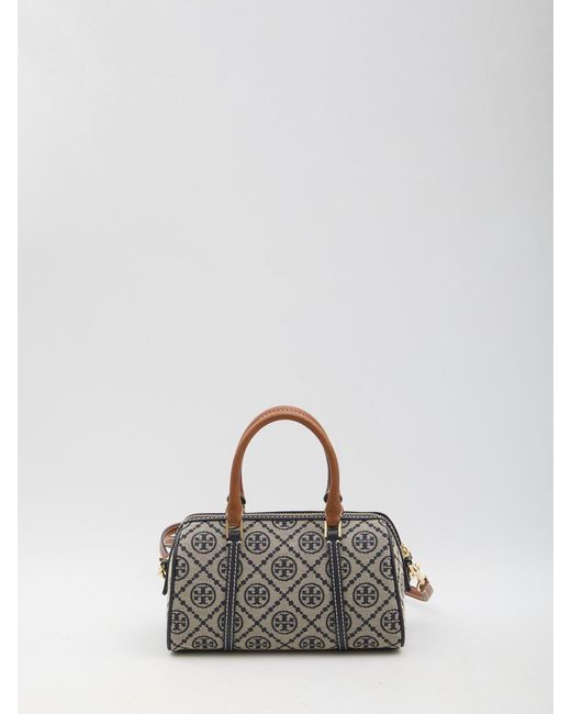 Tory Burch Natural T Monogram Jacquard Mini Bag