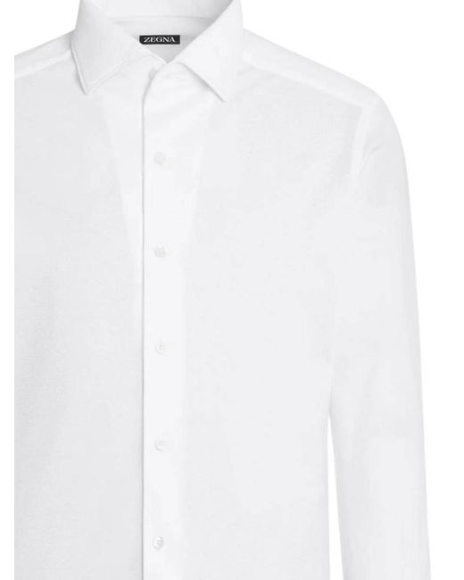 Zegna White Shirts for men
