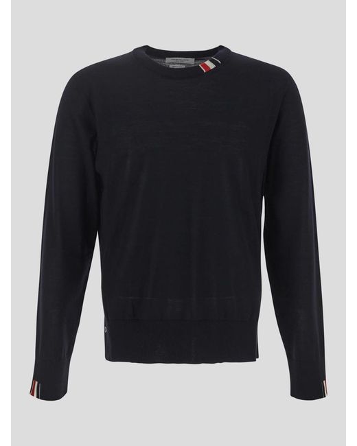 Thom Browne Blue Jersey Knit for men
