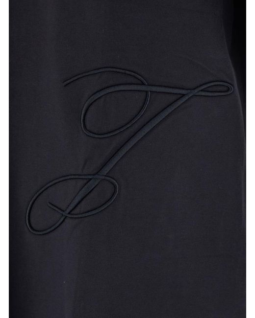 Jacquemus Black 'Le T-Shirt Club' T-Shirt With Logo J On The Front for men