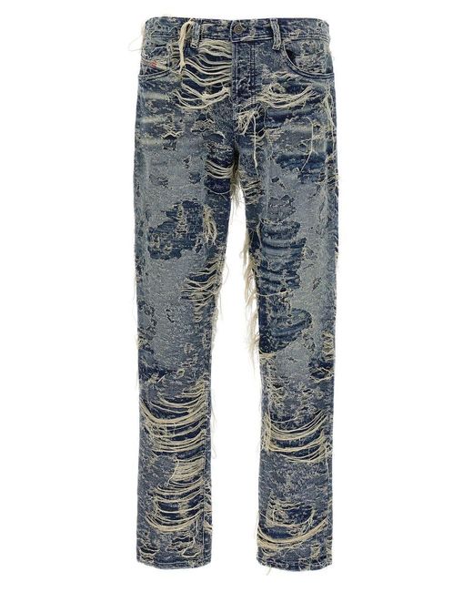 DIESEL Blue '2023 D-Finitive 09M04' Jeans for men
