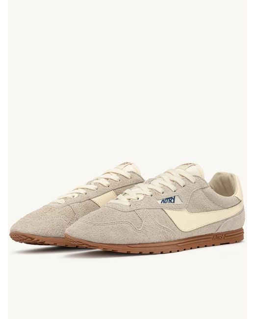Autry White Windspin Low Shoes for men