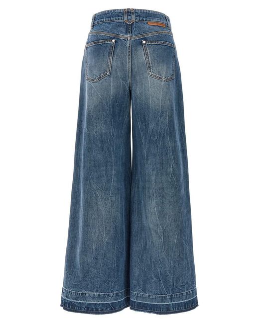 Stella McCartney Blue Vintage Mid Jeans