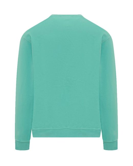 DSquared² Green Sweatshirt With Logo for men