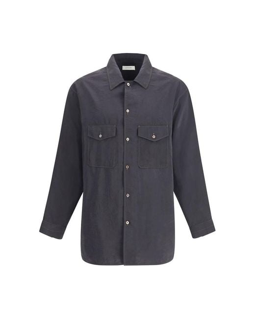 Lemaire Blue Shirts for men