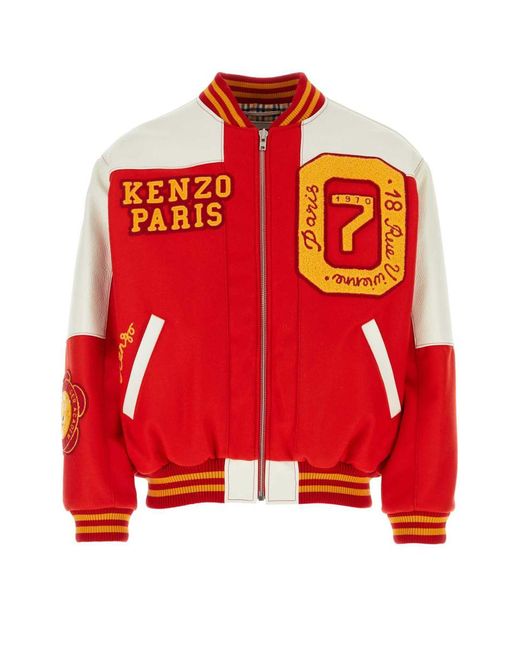 KENZO Red Giacca for men