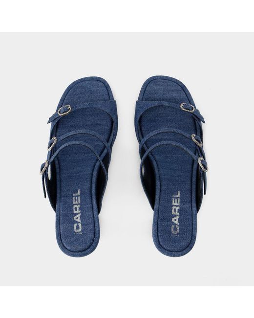 CAREL PARIS Blue Kitty Sandals