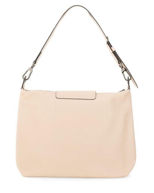 Longchamp Natural "Le Pliage Xtra" Medium Shoulder Bag